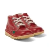 Bebek Unisex Kick Hi Zip Deri Kırmızı
