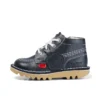 Bebek Unisex Kick Hi Zip Deri Lacivert