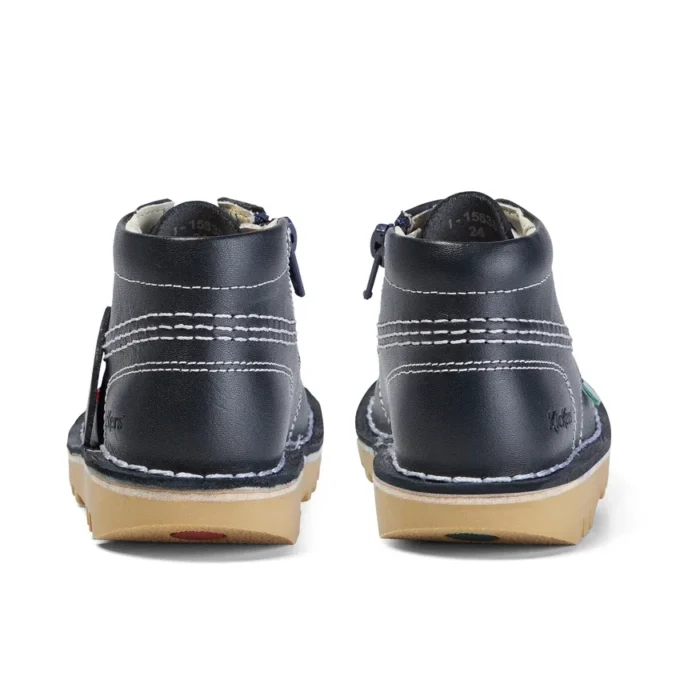 Bebek Unisex Kick Hi Zip Deri Lacivert