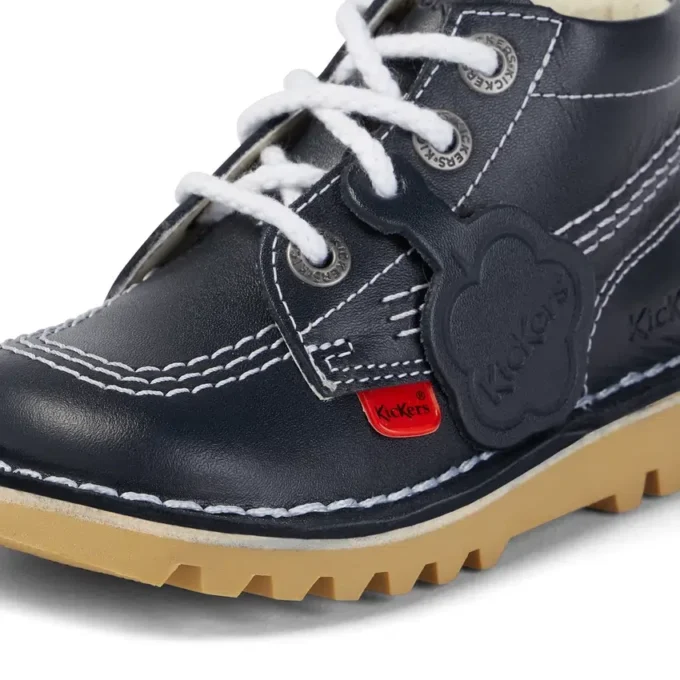 Bebek Unisex Kick Hi Zip Deri Lacivert