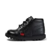 Bebek Unisex Kick Hi Zip Deri Siyah