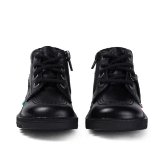 Bebek Unisex Kick Hi Zip Deri Siyah