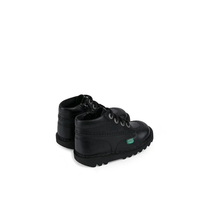Bebek Unisex Kick Hi Zip Deri Siyah