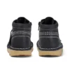 Bebek Unisex Kick Hi Zip Deri Siyah/Beyaz
