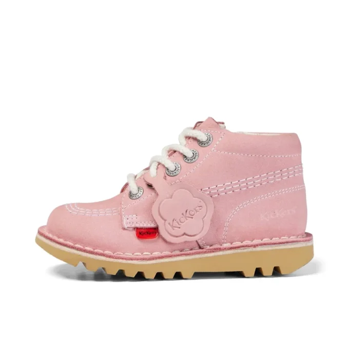 Bebek Unisex Kick Hi Zip Nubuk Açık Pembe
