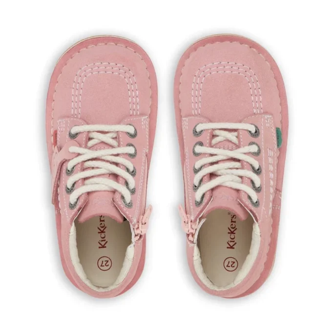 Bebek Unisex Kick Hi Zip Nubuk Açık Pembe