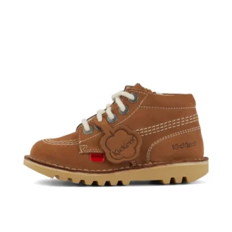 Bebek Unisex Kick Hi Zip Nubuk Kahverengi