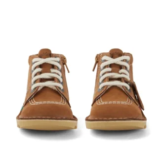 Bebek Unisex Kick Hi Zip Nubuk Kahverengi