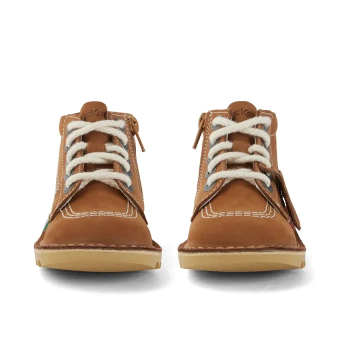 Bebek Unisex Kick Hi Zip Nubuk Kahverengi