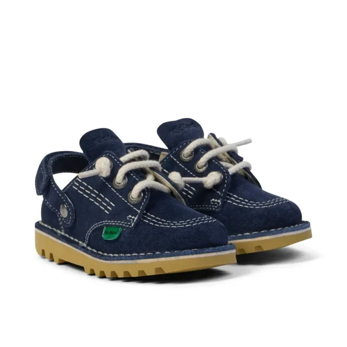 Bebek Unisex Kick Mule Süet Lacivert