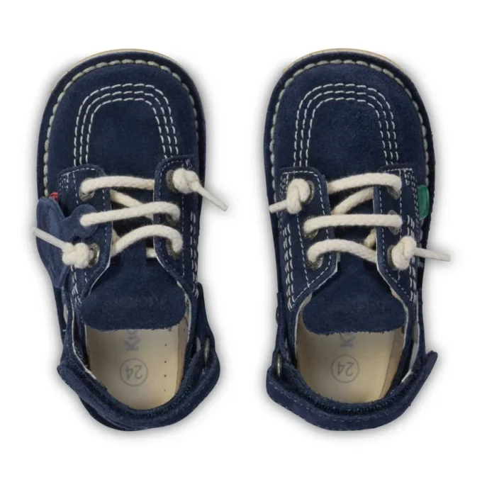 Bebek Unisex Kick Mule Süet Lacivert