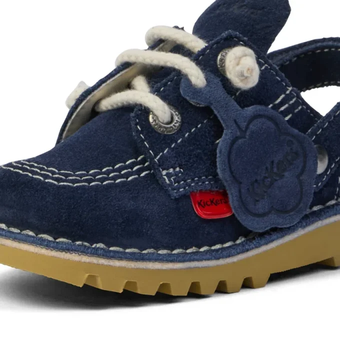 Bebek Unisex Kick Mule Süet Lacivert