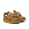 Bebek Unisex Kick Mule Tan