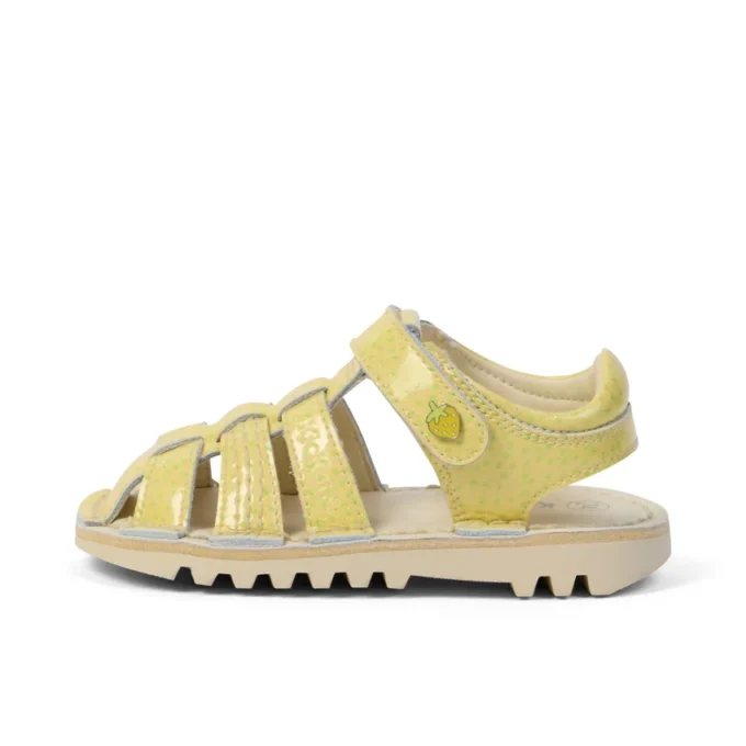 Bebek Unisex Kick Sandal Meyve Açık Sarı