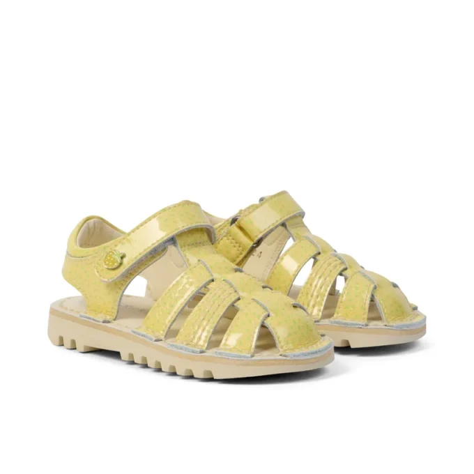Bebek Unisex Kick Sandal Meyve Açık Sarı