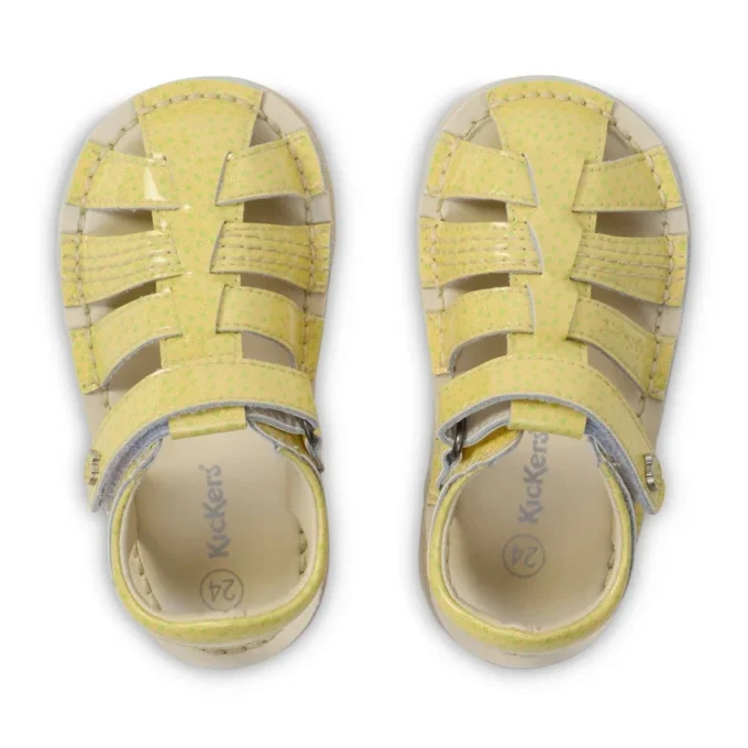 Bebek Unisex Kick Sandal Meyve Açık Sarı