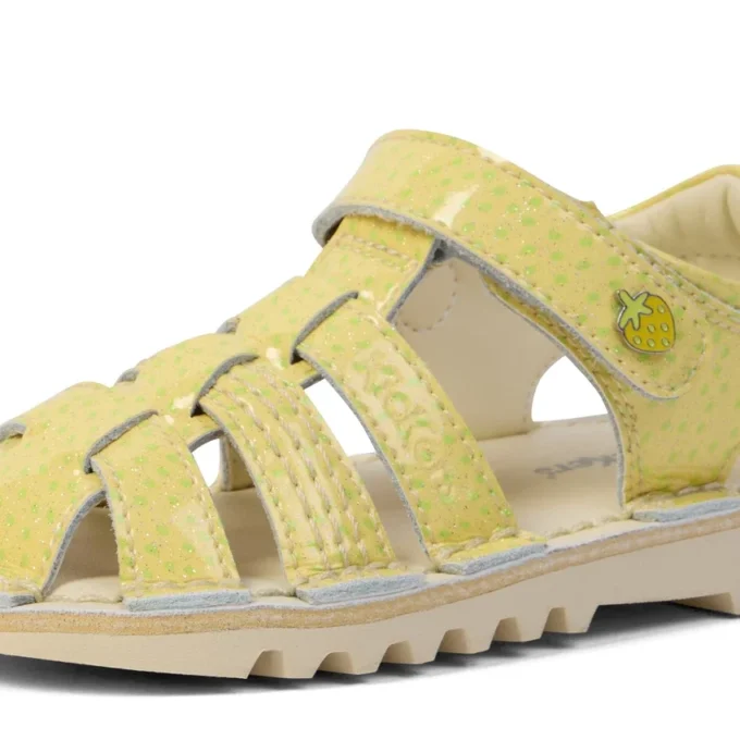 Bebek Unisex Kick Sandal Meyve Açık Sarı