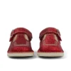 Bebek Unisex Kick T-Bar Glitter Ayakkabılar Kırmızı