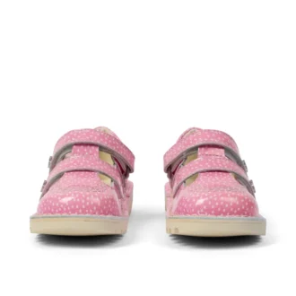 Bebek Unisex Kick T-Bar Meyve Saten Deri Pembe