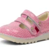 Bebek Unisex Kick T-Bar Meyve Saten Deri Pembe