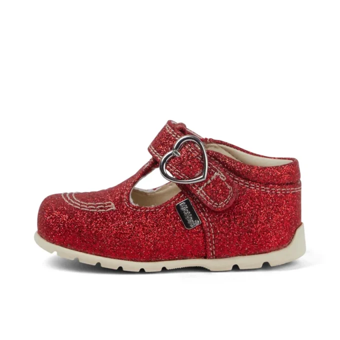 Bebek Unisex Kick T Glitter Ayakkabılar Kırmızı