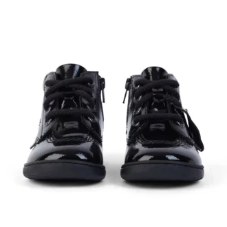 Bebek Unisex Playflex Hi Kırışık Suni Deri Siyah