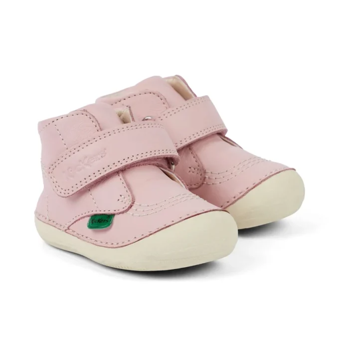 Bebek Unisex Softer Hi Baby Deri Açık Pembe