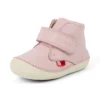 Bebek Unisex Softer Hi Baby Deri Açık Pembe