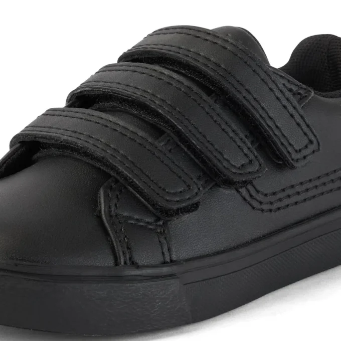 Bebek Unisex Tovni Trip Deri Alternatif Siyah