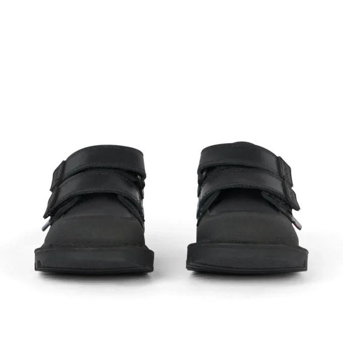 Erkek Bebek Kick Scuff Twin Deri Siyah
