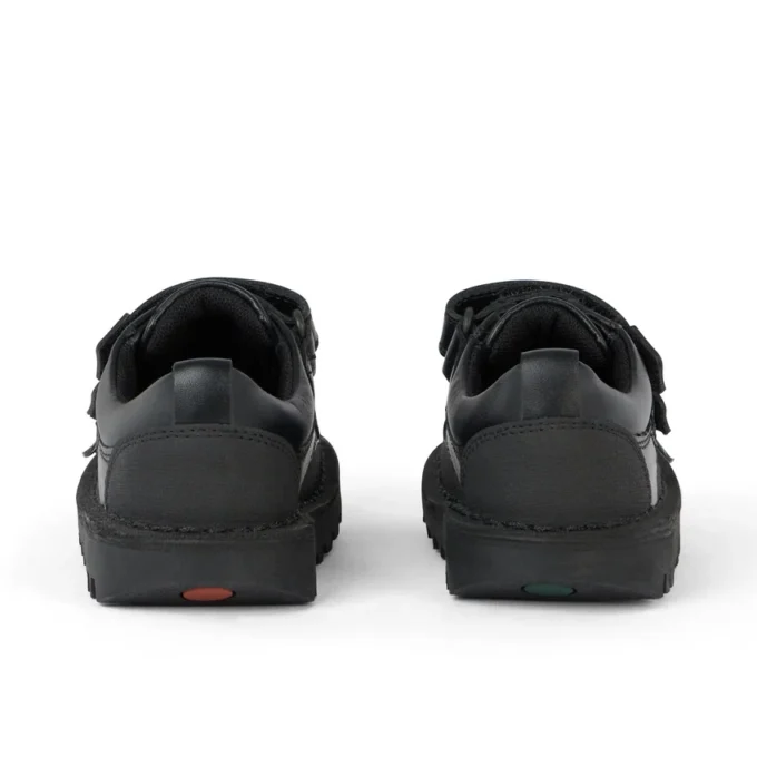Erkek Bebek Kick Scuff Twin Deri Siyah
