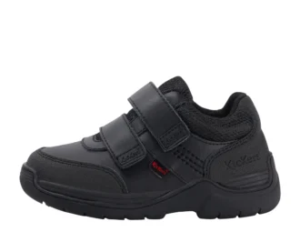 Erkek Bebek Stomper Mid Deri Siyah