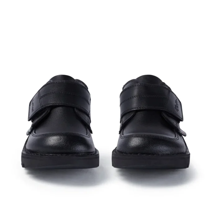 Erkek Çocuk Kick Lo Scuff Deri Siyah