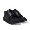 Erkek Çocuk Kick Mid Scuff Deri Siyah