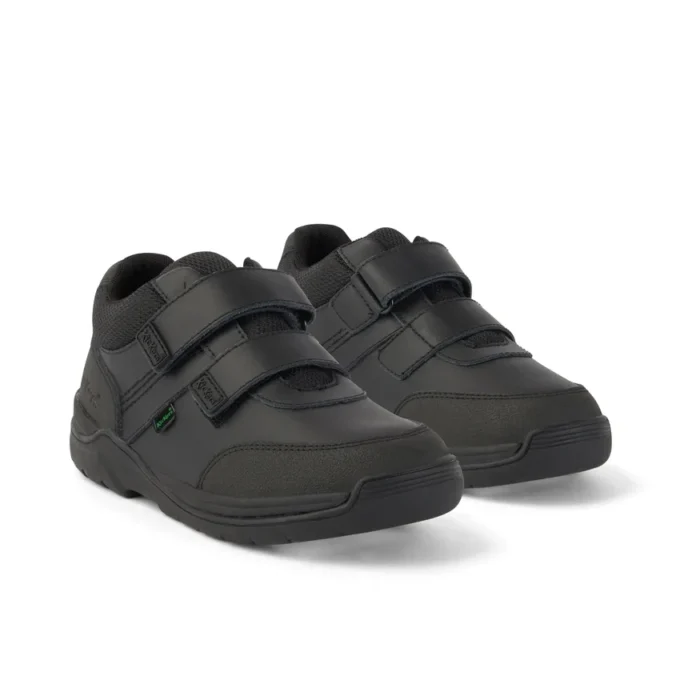 Erkek Çocuk Stomper Mid Deri Siyah