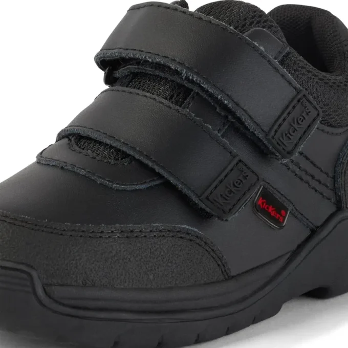 Erkek Bebek Stomper Mid Deri Siyah