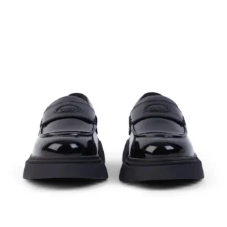 Genç Kadın Kenzi Loafer Deri Siyah
