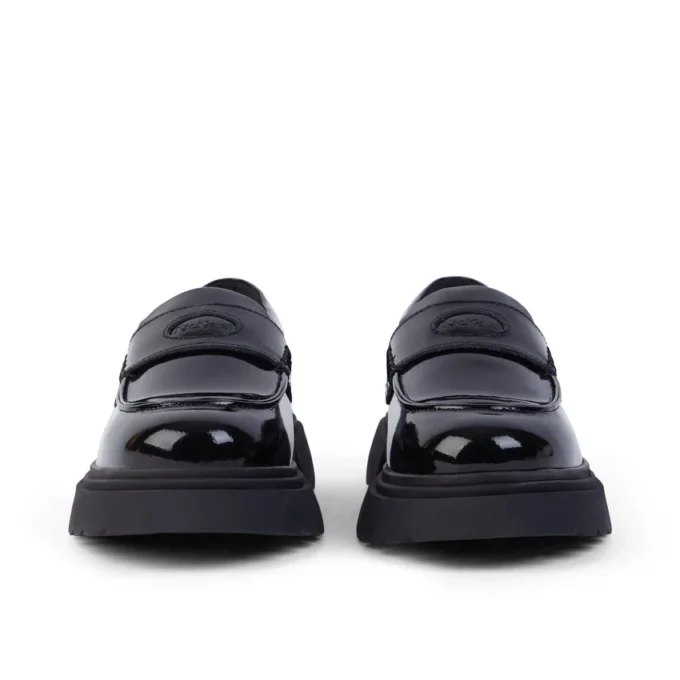 Genç Kadın Kenzi Loafer Deri Siyah