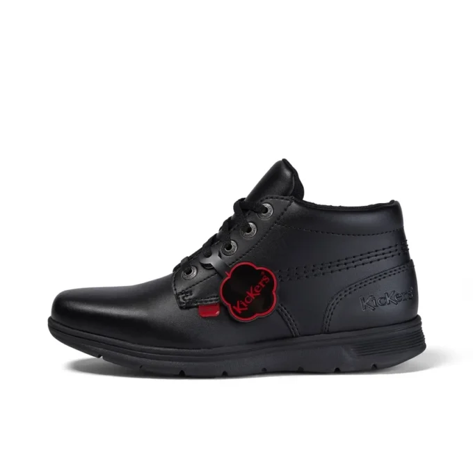 Genç Unisex Kelland Hi Deri Siyah