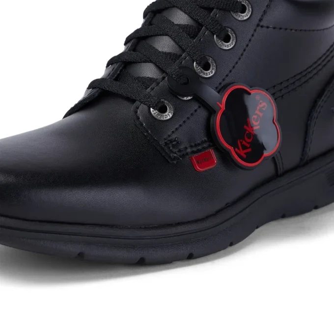 Genç Unisex Kelland Hi Deri Siyah
