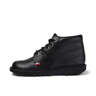 Genç Unisex Kick Hi Deri Siyah