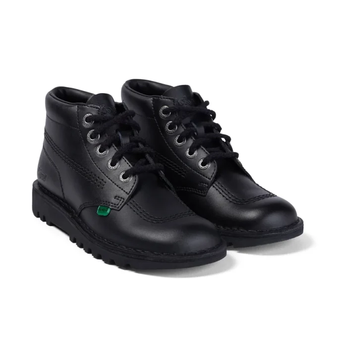 Genç Unisex Kick Hi Deri Siyah