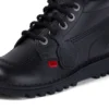 Genç Unisex Kick Hi Deri Siyah