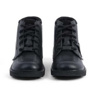 Genç Unisex Kick Hi Mix Mesh Deri Siyah
