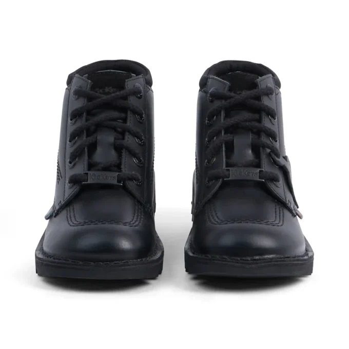 Genç Unisex Kick Hi Mix Mesh Deri Siyah