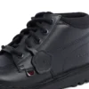 Genç Unisex Kick Hi Mix Mesh Deri Siyah