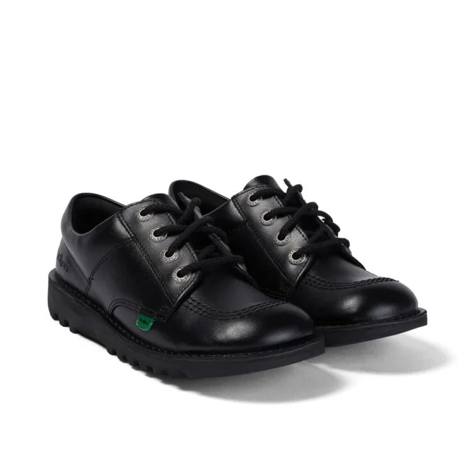Genç Unisex Kick Lo Deri Siyah