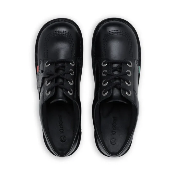 Genç Unisex Kick Lo Deri Siyah