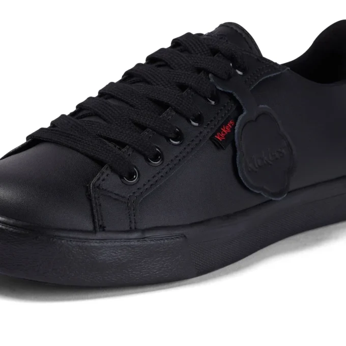 Genç Unisex Tovni Lacer Deri Siyah
