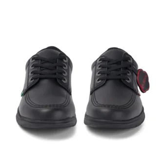 Gençler için Unisex Kelland Lo Deri Siyah